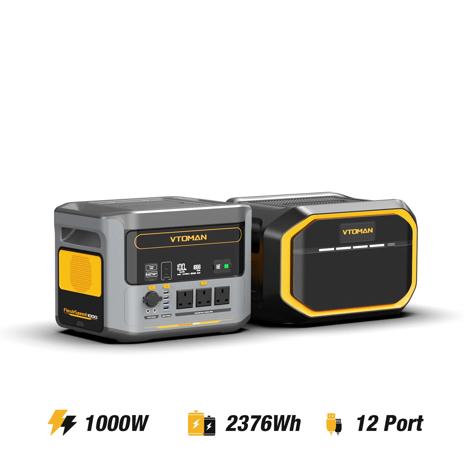 VTOMAN 1548Wh Extra Battery Compatible With FlashSpeed 1500/1000/600 - Image 7