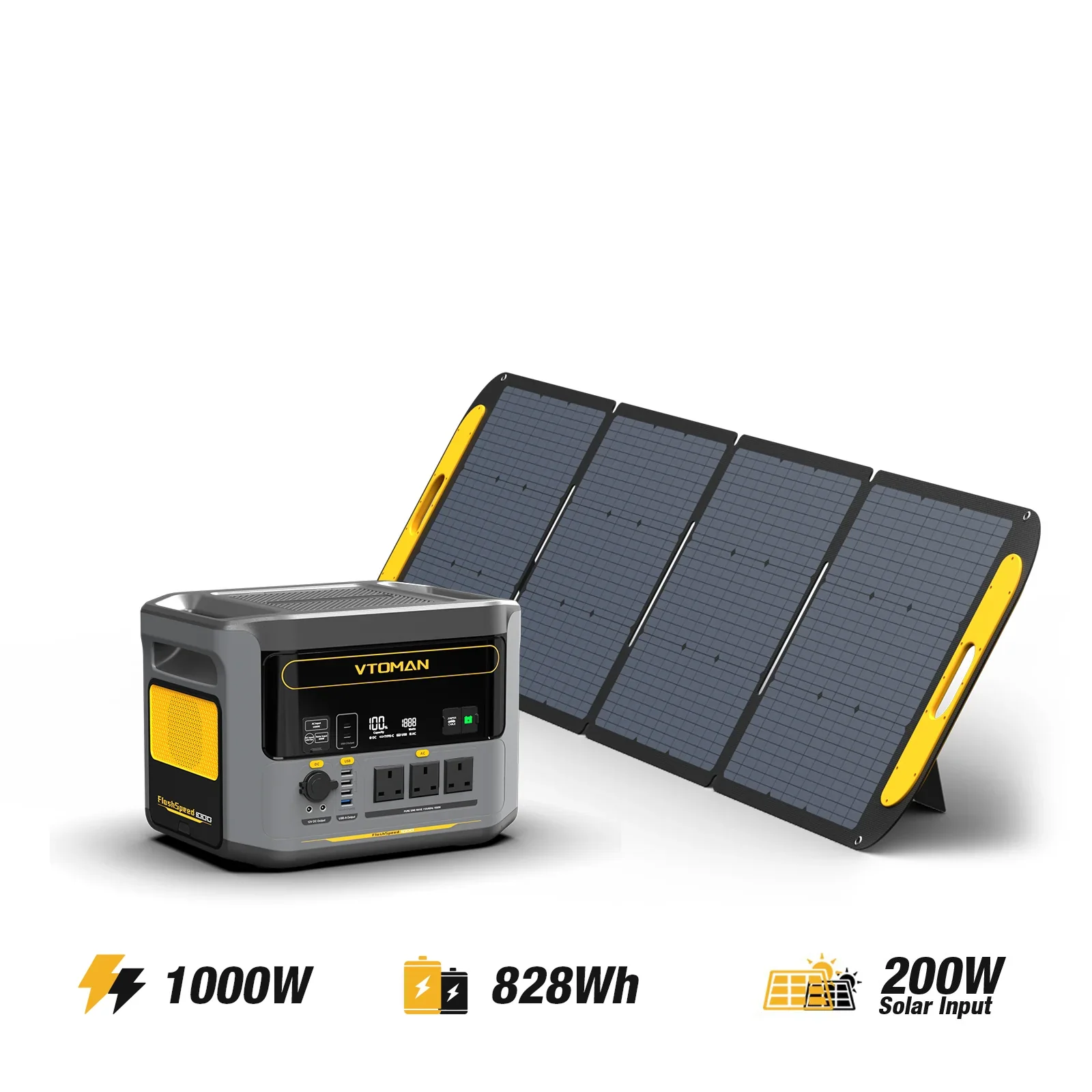 VTOMAN FlashSpeed 1000 Power Station 828Wh | 1000W - Image 12