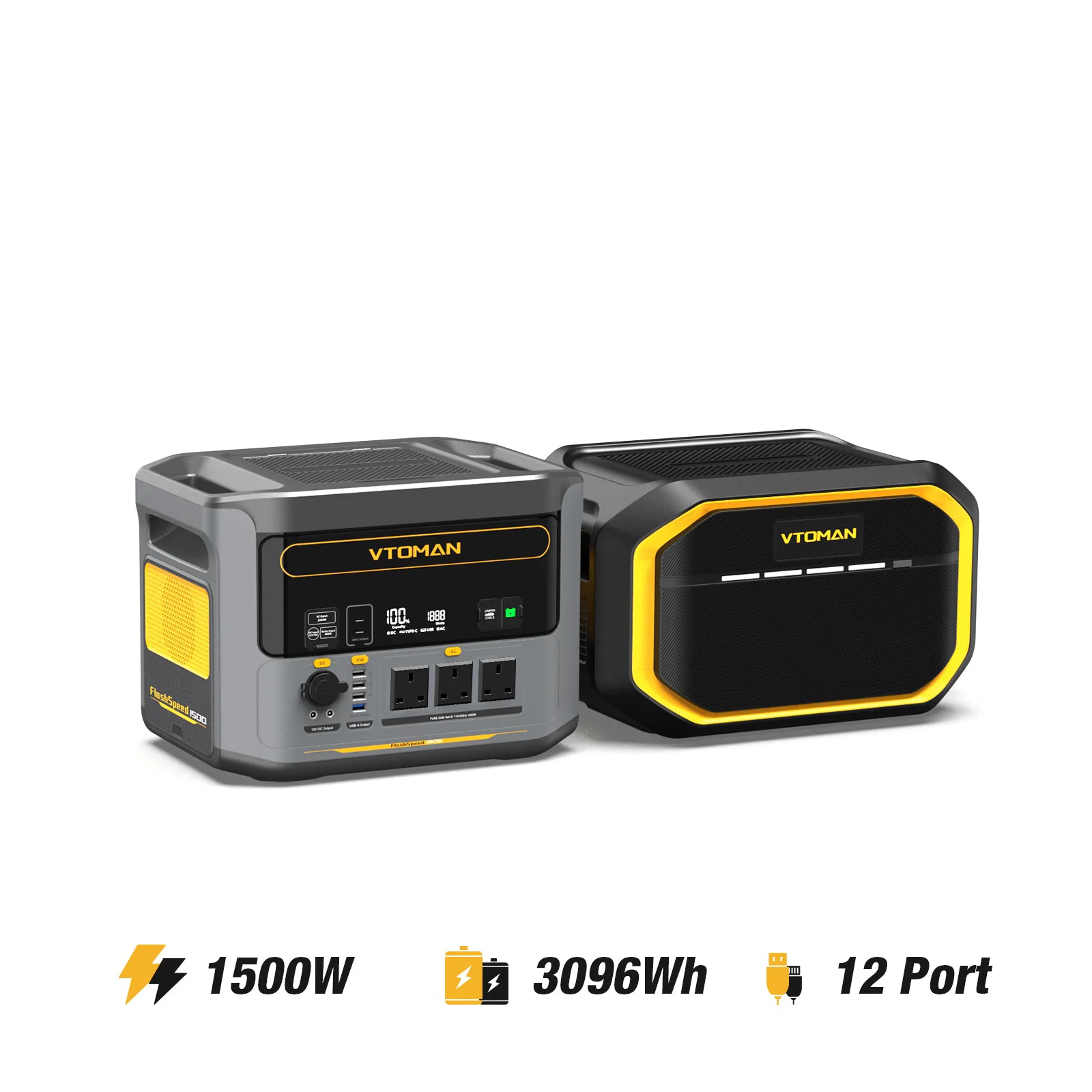 VTOMAN FlashSpeed 1500 Portable Power Station - Image 5