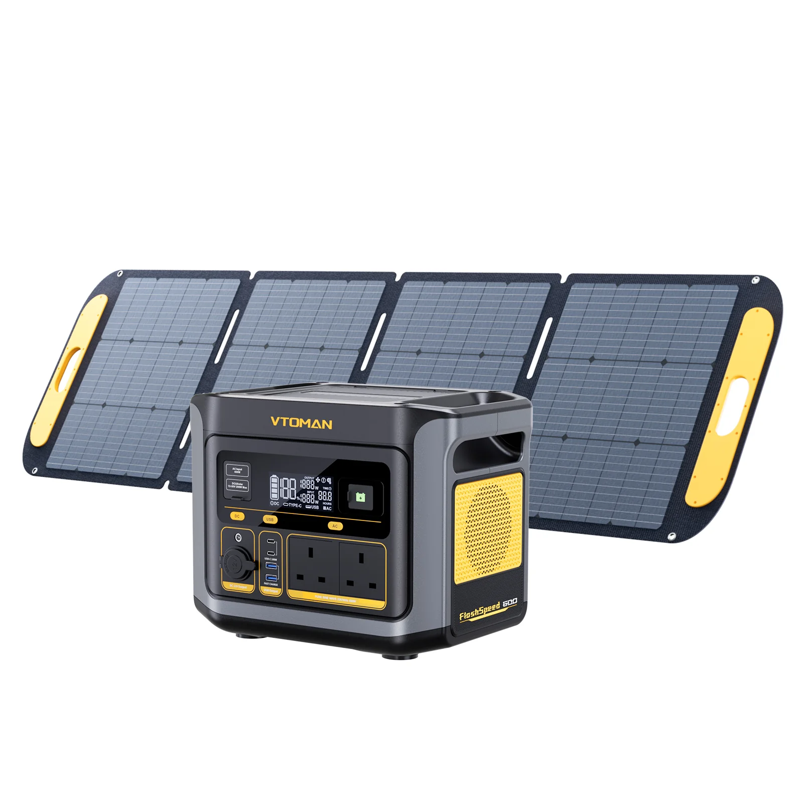 VTOMAN FlashSpeed 600 Portable Power Station - Image 5