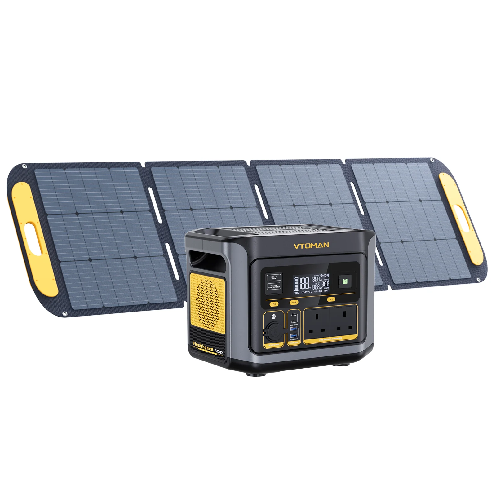VTOMAN FlashSpeed 600 Portable Power Station - Image 6