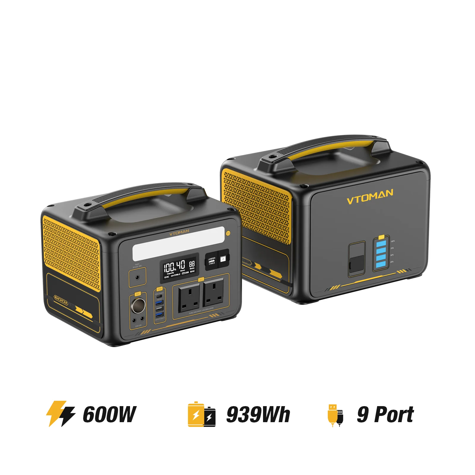 VTOMAN Jump 600X Power Station - Image 6
